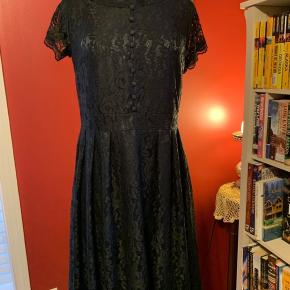 Oh Soo Sweet Black Lace Dress - Picture 2 of 16
